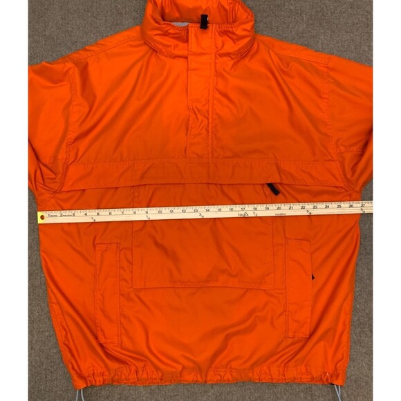 Gap Jacket Mens XL Anorak Nylon Hooded Pullover Lined Windbreaker Resistant Y2K - Picture 5 of 7
